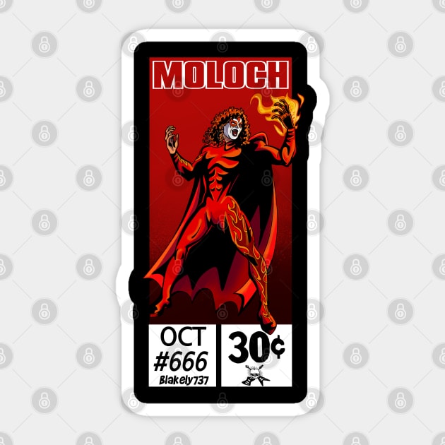 Moloch Comics Sticker by blakely737